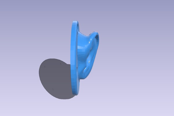 binaural mic test 1 | 3d print model