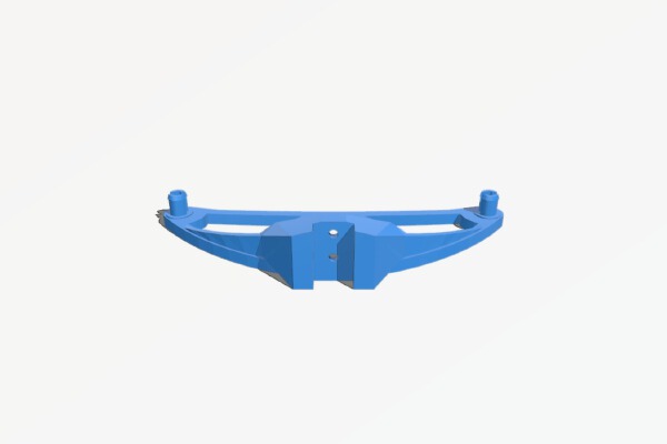 Top Mounted Spool Holder for Mini Kossel | 3d print model