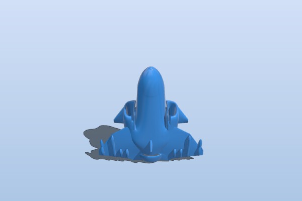 Toy plane - Saab Viggen | 3d print model