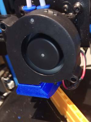 FAN DUCT GEEETECH A10M SIMPLE FOR RADIAL FAN | 3d print model