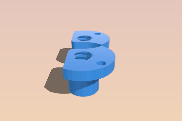 TR8x2(p2) nut 1 start | 3d print model