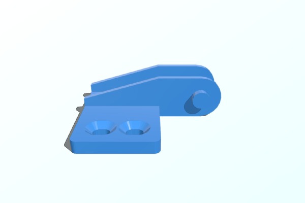 Duplicator i3 V2 drag chain stress relief | 3d print model