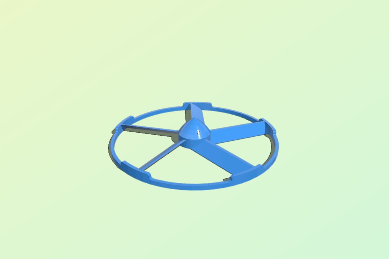 lighter thinner 5 blade with nose cone
