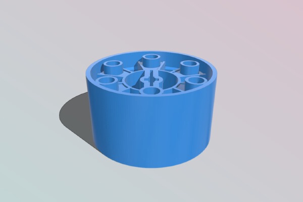 Lego Wheel Hub #3739 | 3d print model