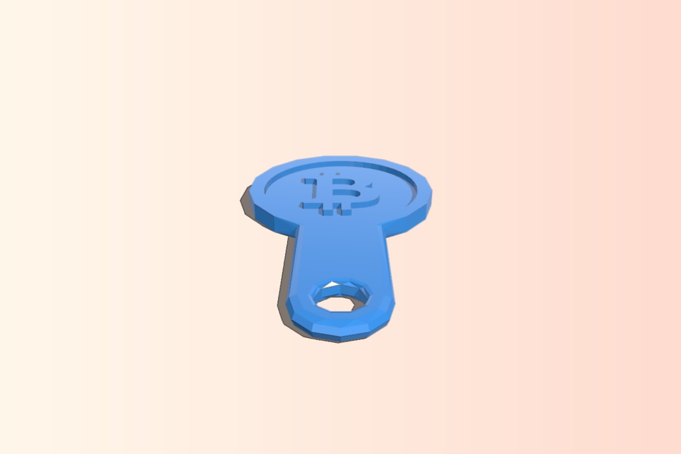 BitCoin Shopping Cart Token Keyring