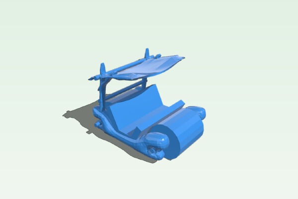 flintstone car | 3d print model