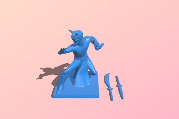 Monk Warrior | 3d print model