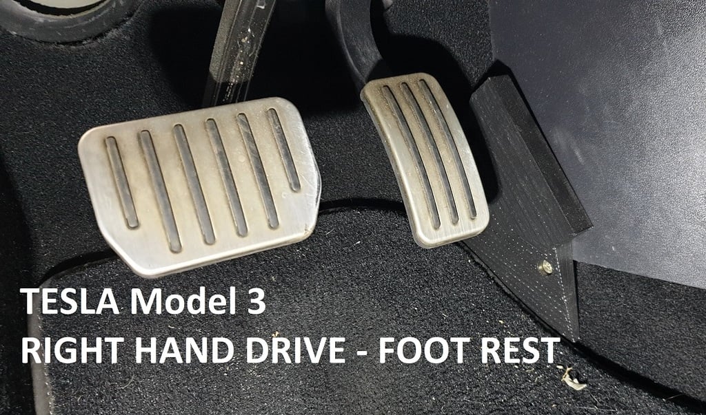 Tesla Model 3 RHD Foot Rest