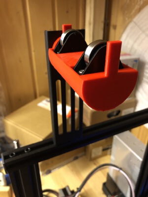 Ender 3 filament spool holder with bearings | 3d print model
