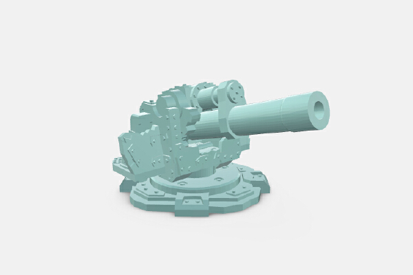 40k warhammer Grot Cannon | 3d print model