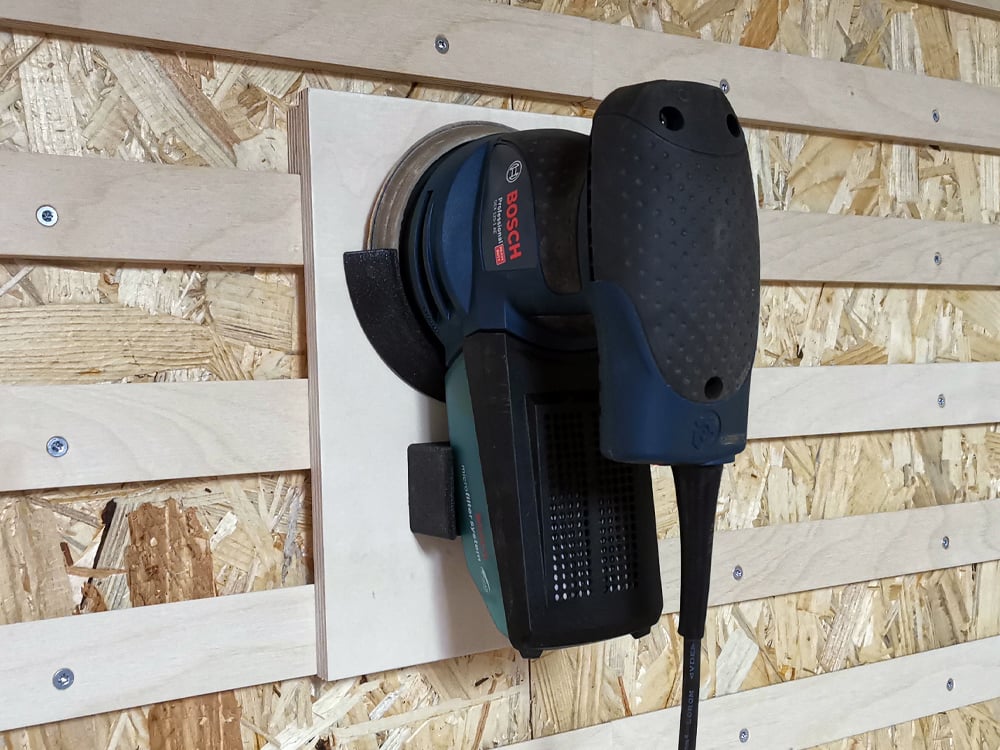 Wall mount for Bosch GEX 125-1 ae