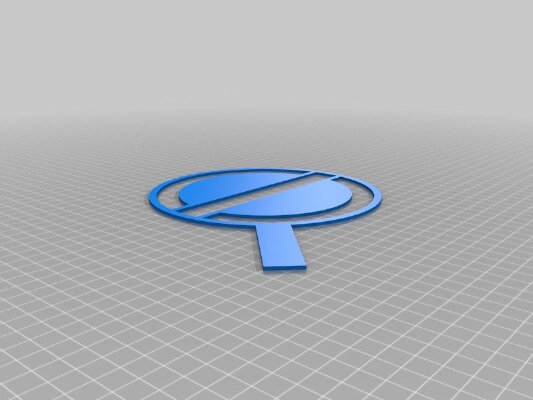 Simple No Circle Stencil | 3d print model