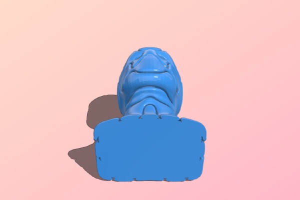 Cyborg Bust | 3d print model