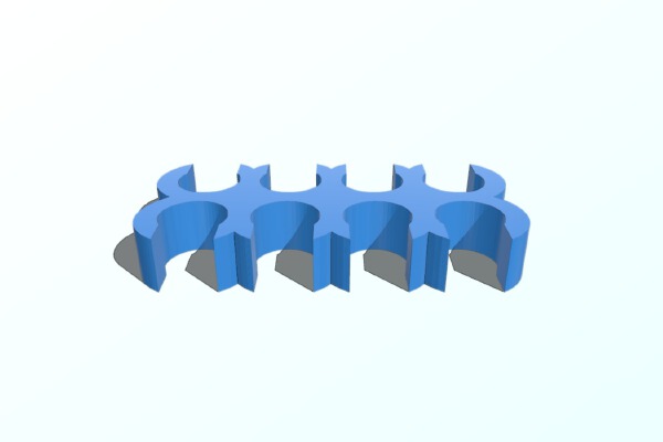 Custom Braided Cables Tidy | 3d print model