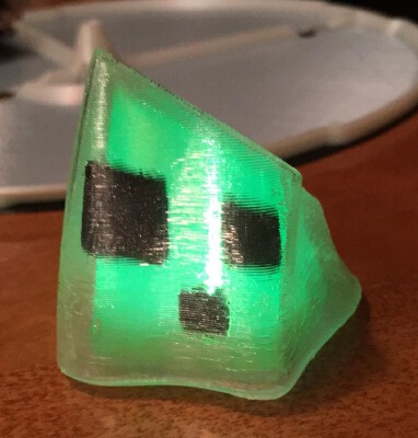 Glowing Minecraft Slime | 3d print model