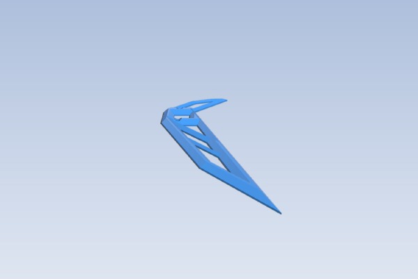 Trex 600_500_700 usw Heckfinne | 3d print model