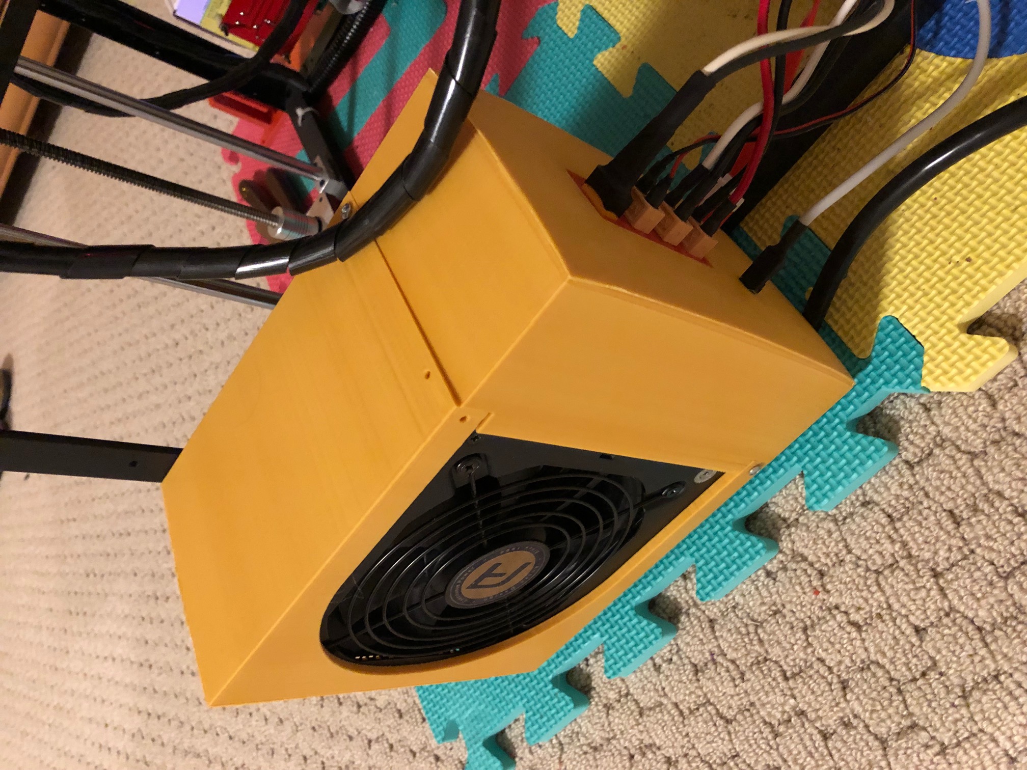 ATX power support cover with XT60_USB_PWR_ON