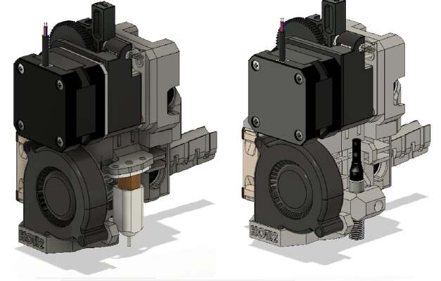 Prusa i3 MK3 X-Carriage with Titan Extruder and Bltouch | 3d print model