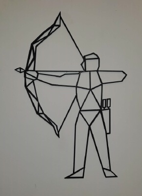 Archer 2D Art | 3d print model