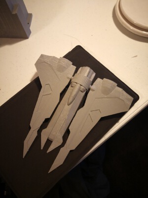 Kom'rk Starfighter | 3d print model