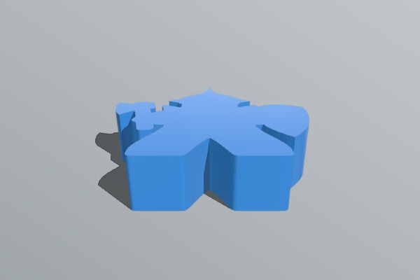 Fighter Meeple - RPG - DnD | 3d print model
