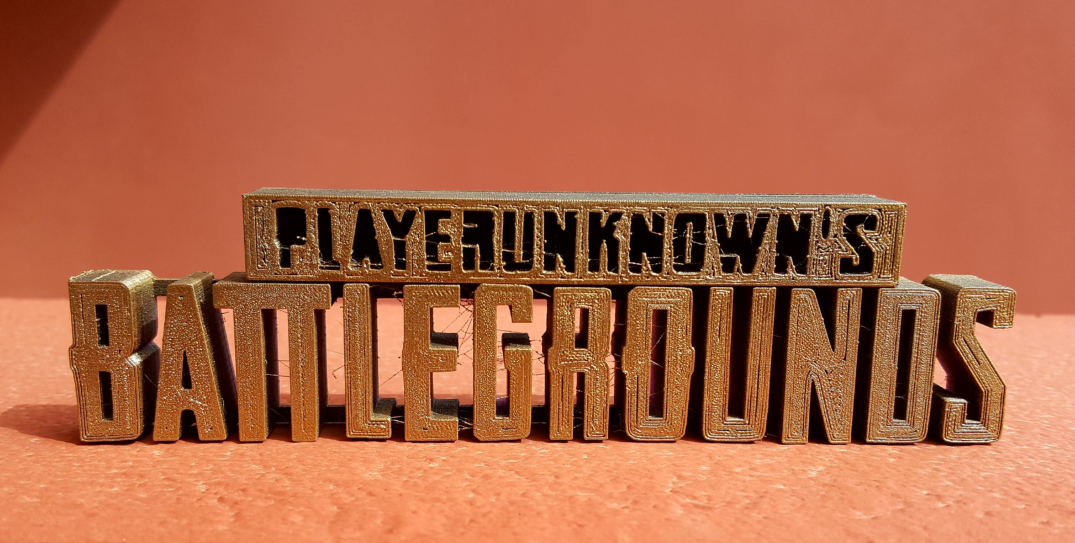 PUBG Playerunknown´s Battlegrounds letters