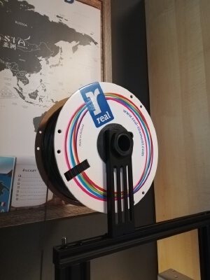 REAL filament spool holder with BB-bearings for the Ender3 | 3d print model