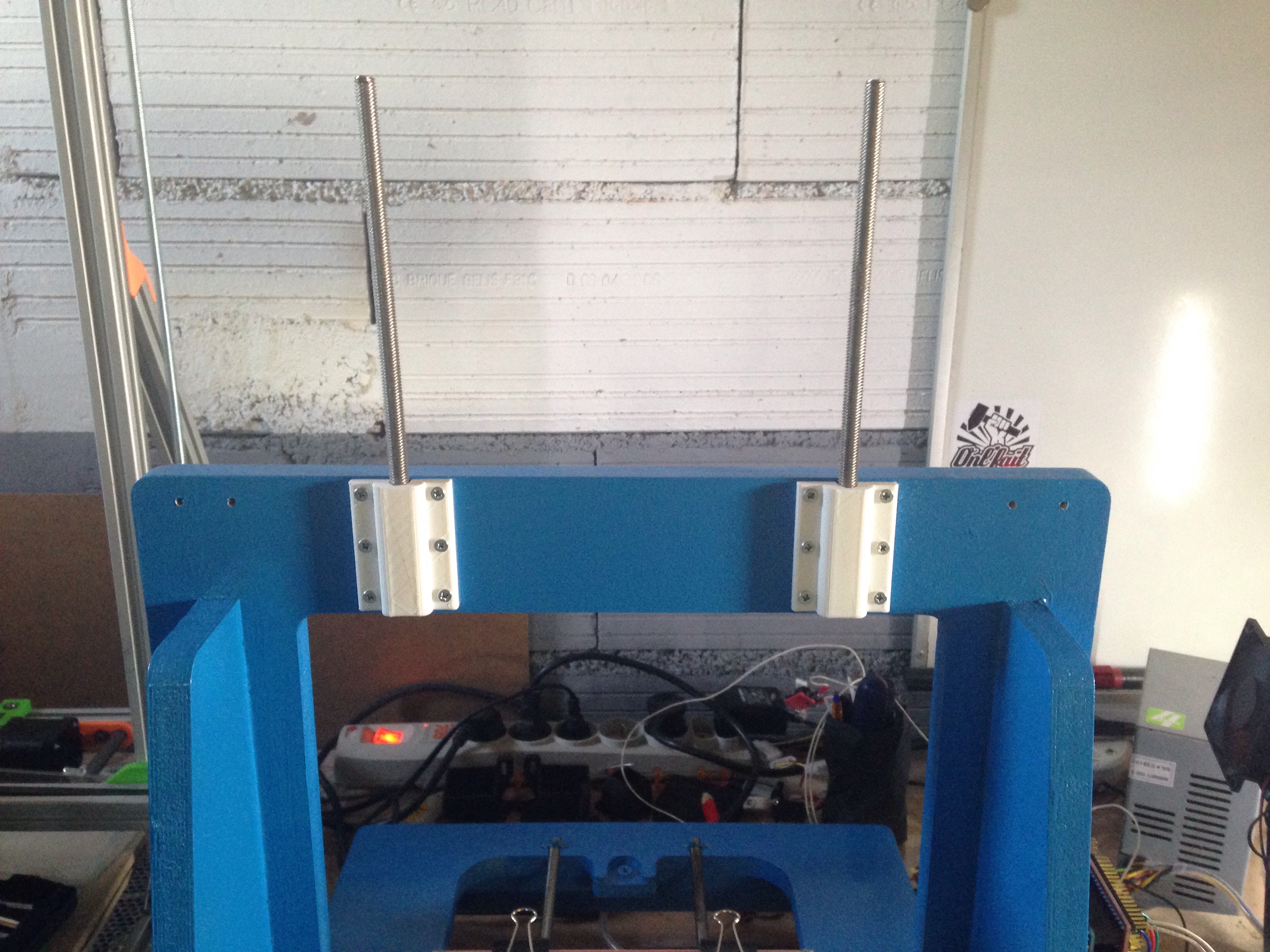 Support de bobine pour iTopie et autres chassis avec cadre en bois - Spool holder for iTopie and other wood frame