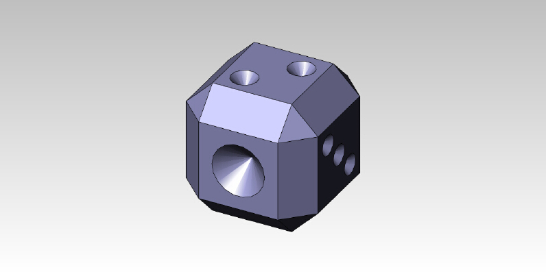 Dice & Dice Tower | 3d print model