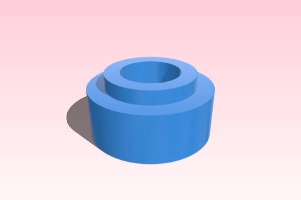 E3DV6 clone Distanzbuchse_mounting bushing for Anycubic I3 Mega Bowden by Blackcombify | 3d print model