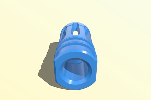 A2 Birdcage for AR-15 or M16 | 3d print model