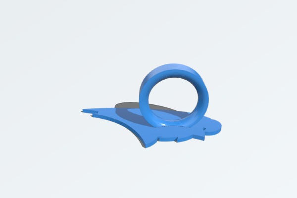 USI LOGO RING | 3d print model
