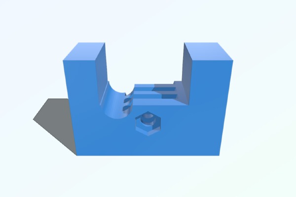 ruggedized GoPro mount | 3d print model