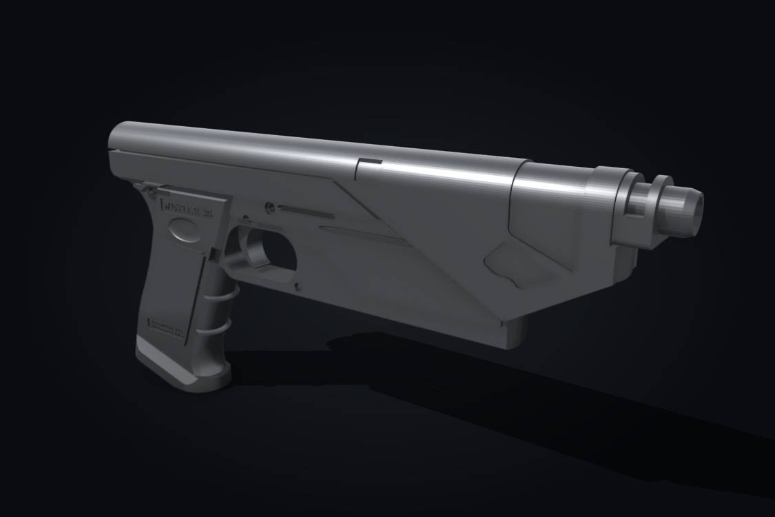 3D Model: Westar 35 Loyalist Blaster Pistol Glock
