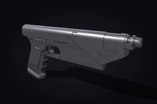3D Model: Westar 35 Loyalist Blaster Pistol Glock | 3d print model