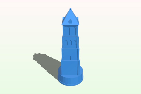 San Isidoro Tower - León (Spain) | 3d print model