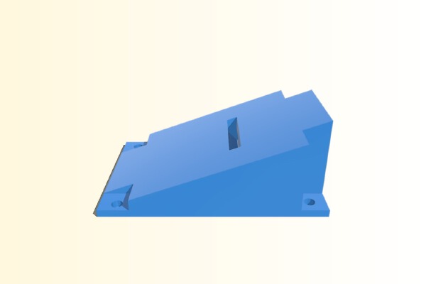 ZMR Wedge 20deg gopro and mobius | 3d print model