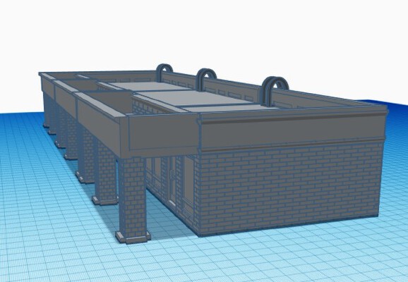 Strip mall | 3d print model