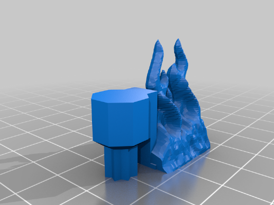Starlink Dungeonsticks Wall of Fire Spell Effect | 3d print model