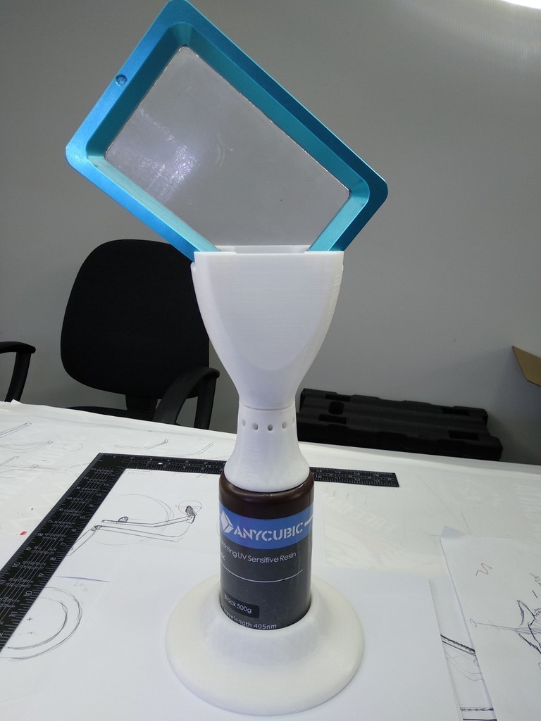 Resin Drainer for Anycubic Photon VAT for anycubic 500 and 250 bottle