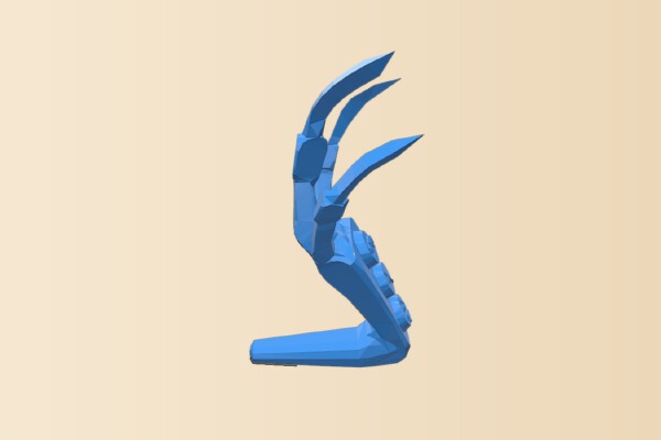 Skyrim Dragon Claw [improved printability] | 3d print model