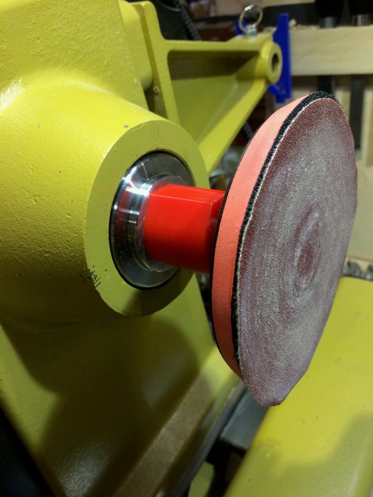 Woodturning: Sanding_pad_adaptor