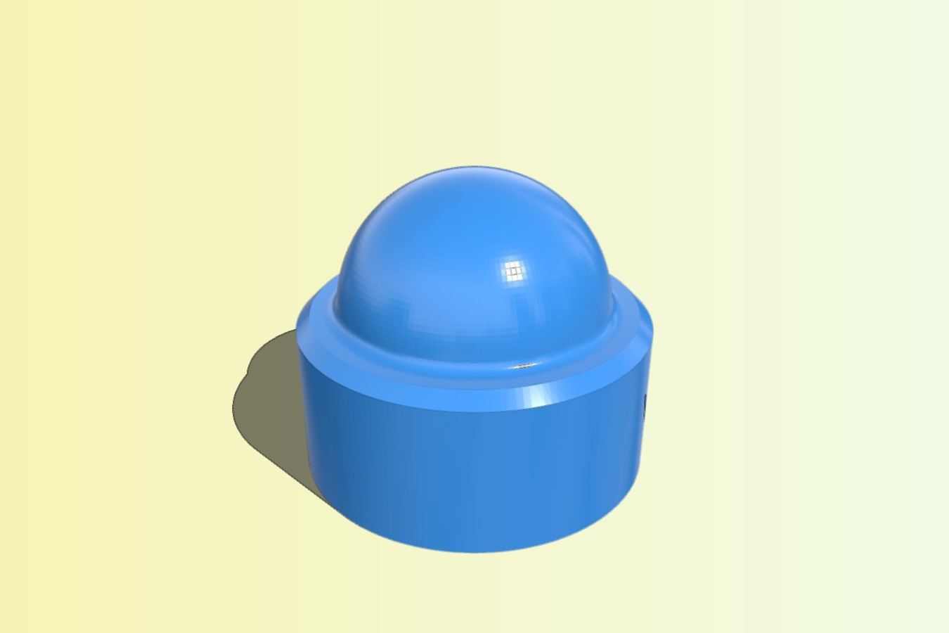 Hex nut cap (with no thread)