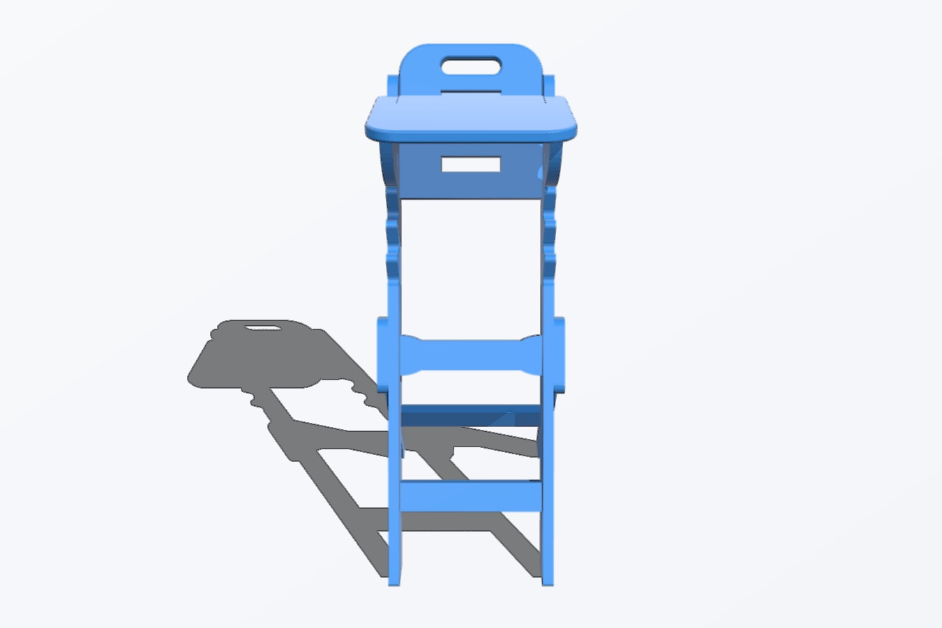 Height Adjustable Bar Stool cnc