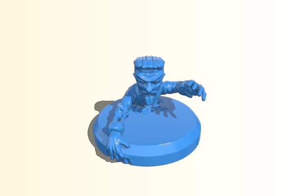 Digging out zombie | 3d print model