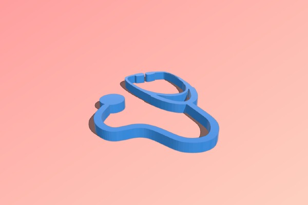 Stethoscope pendant | 3d print model