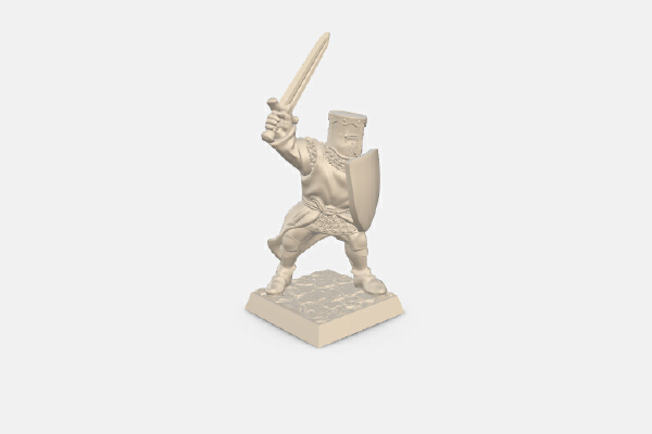 warhammer 40k paladin crusader | 3d print model