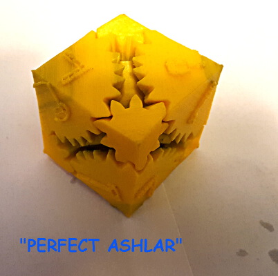 MASONIC CUBE GEAR ROUGH AND PERFECT ASHLAR | 3d print model