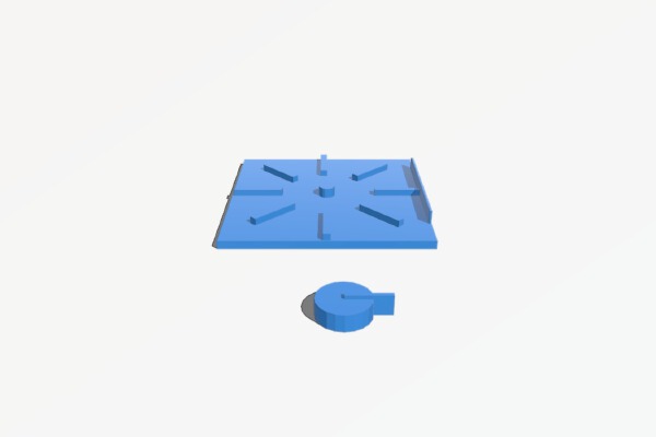 Braille Rotor Box | 3d print model