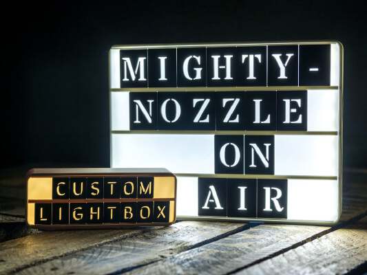 Customizable Retro Lightbox | 3d print model